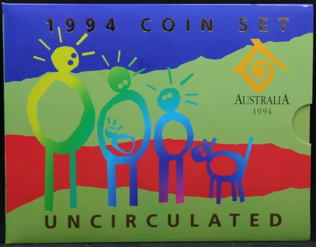 1994 International Year Of Family 6 Coin Uncirculated Mint Set