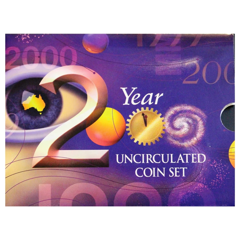 2000 Millenium 6 Coin Uncirculated Mint Set
