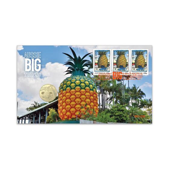 2023 Aussie Big Things Big Pineapple Coin and Minisheet Limited Edition PNC