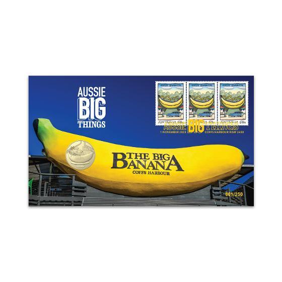 2023 Aussie Big Things Big Banana Coin and Minisheet Limited Edition PNC