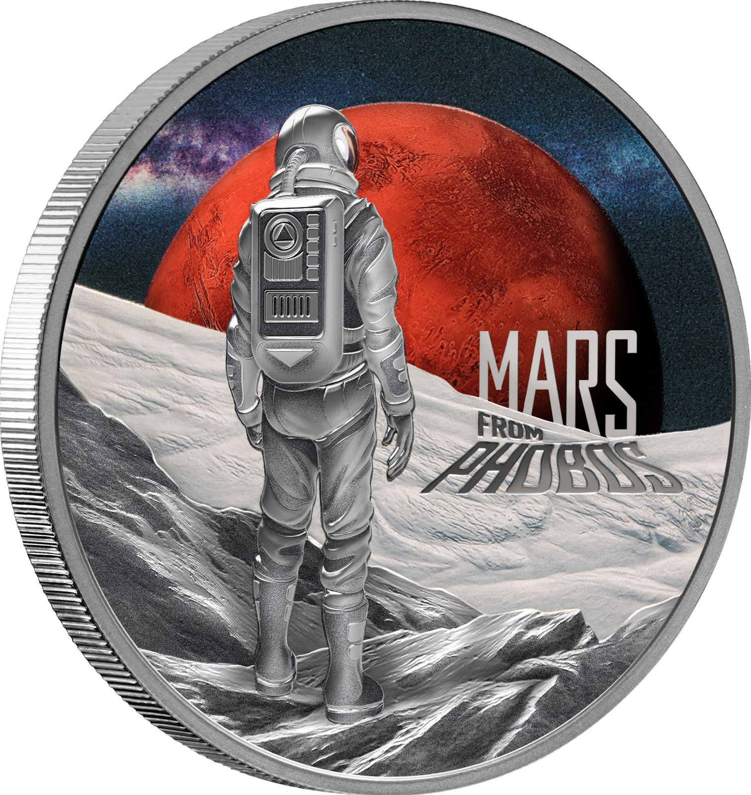 2024 $1 Mars from Phobos 1oz Silver Proof coin