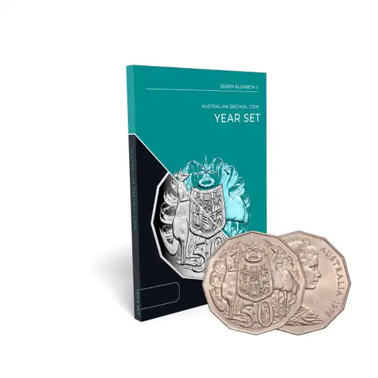 1976 Australian Decimal Coin Uncirculated Year Set