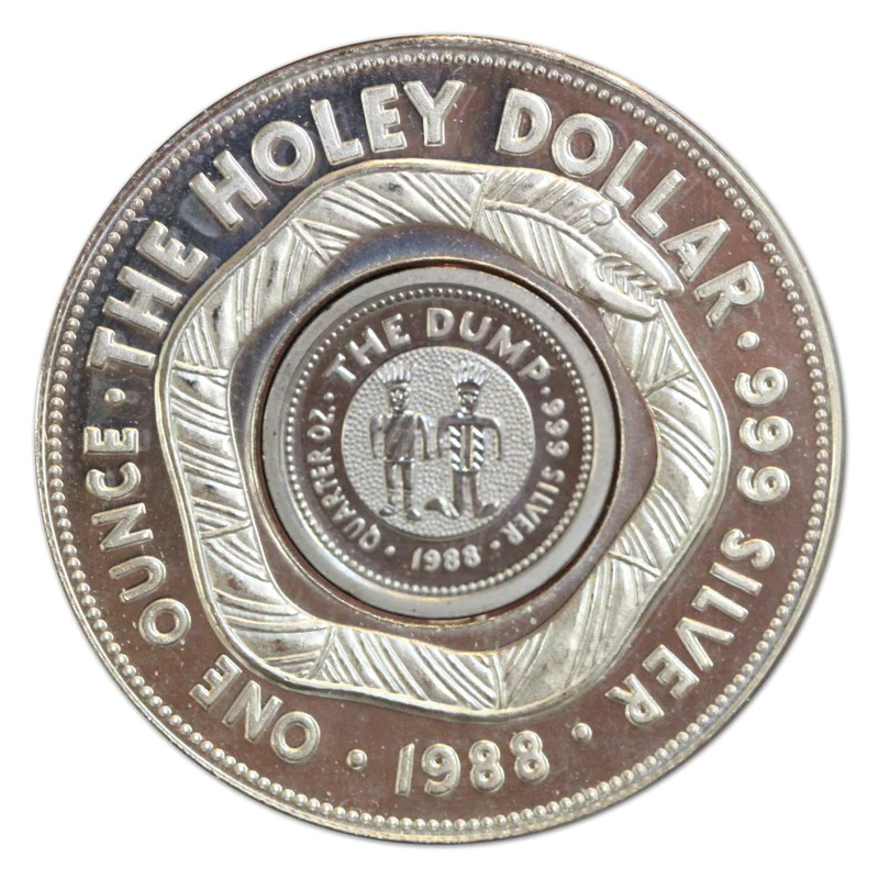 1988 Holey Dollar & Dump Tribute 1.25oz Silver Proof Pair 