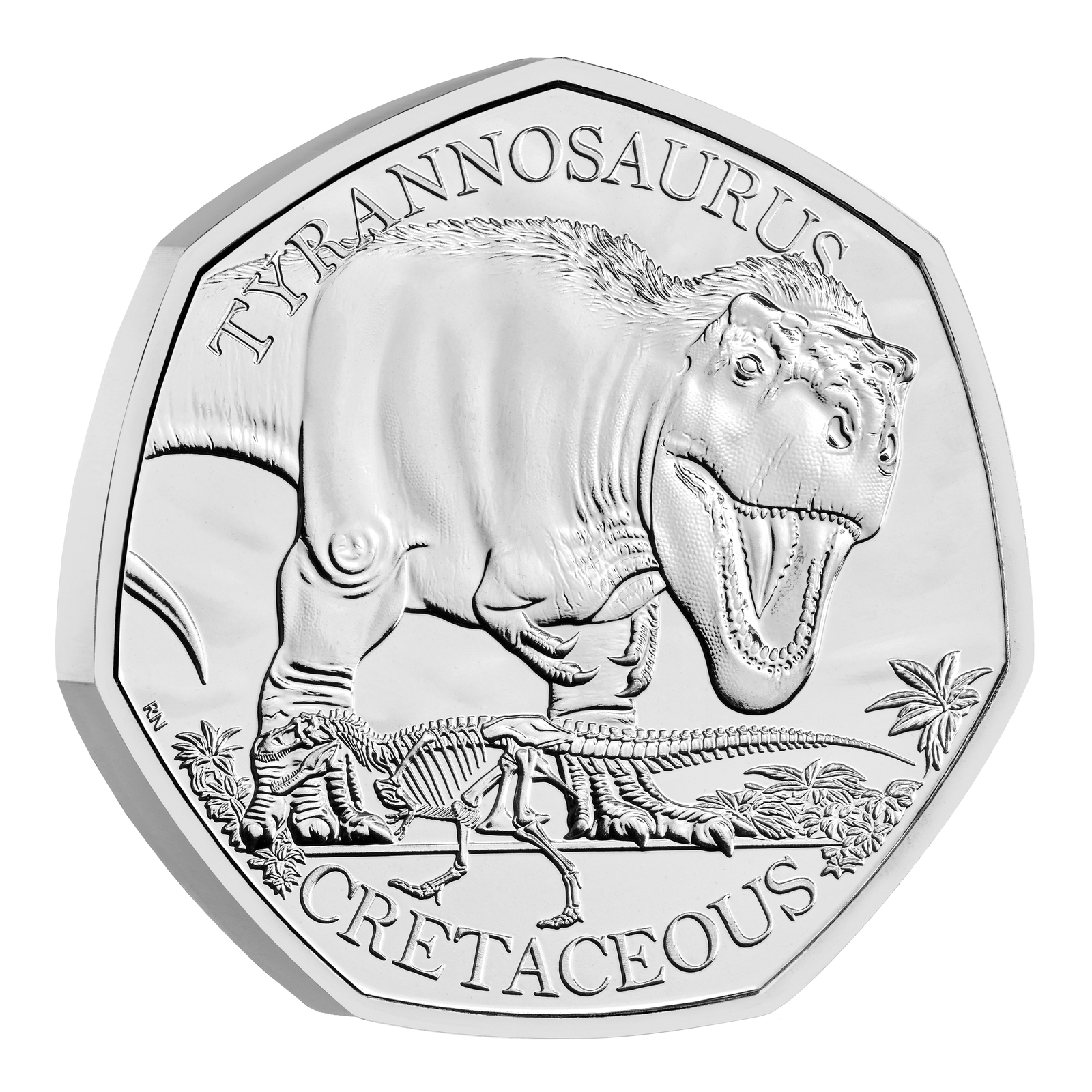 2024 50p Tyrannosaurus Rex UK Brilliant Uncirculated Coin