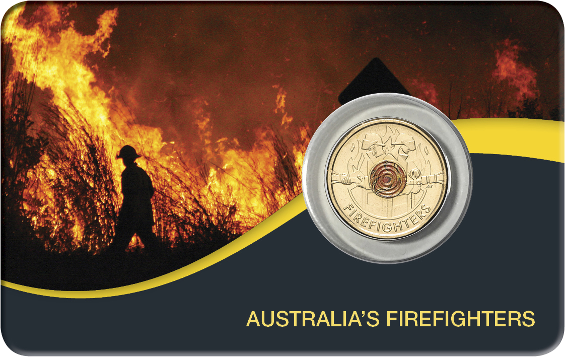 2020 $2 Australia's Firefighters Coin Pack Style 2