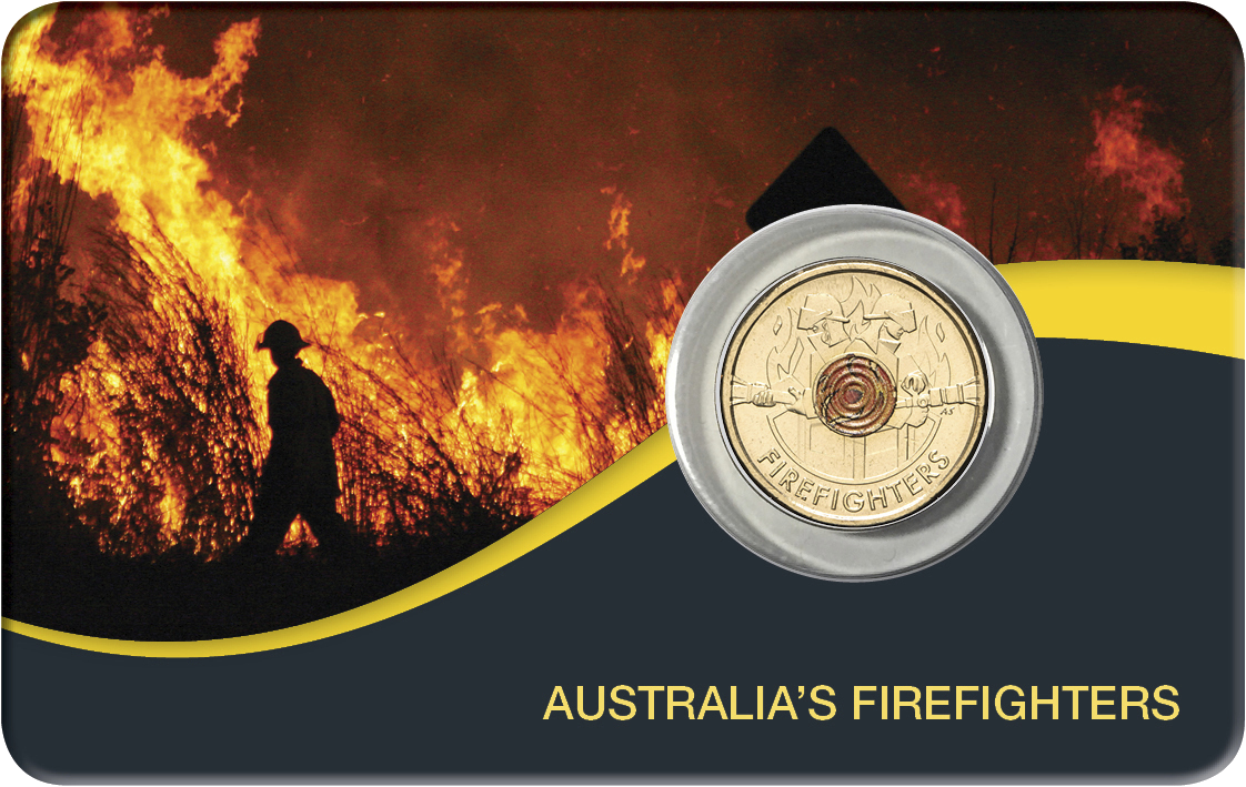 2020 $2 Australia's Firefighters  Aluminium-Bronze Coin Pack Style 2