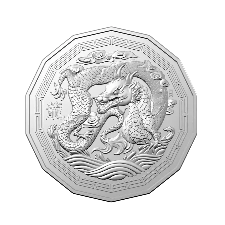 2024 50c Year Of The Dragon Tetradecagon (RAM) PNC