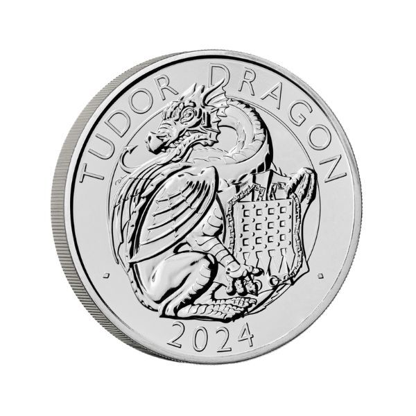 2024 £5 The Royal Tudor Beasts The Tudor Dragon UK Brilliant Uncirculated Coin