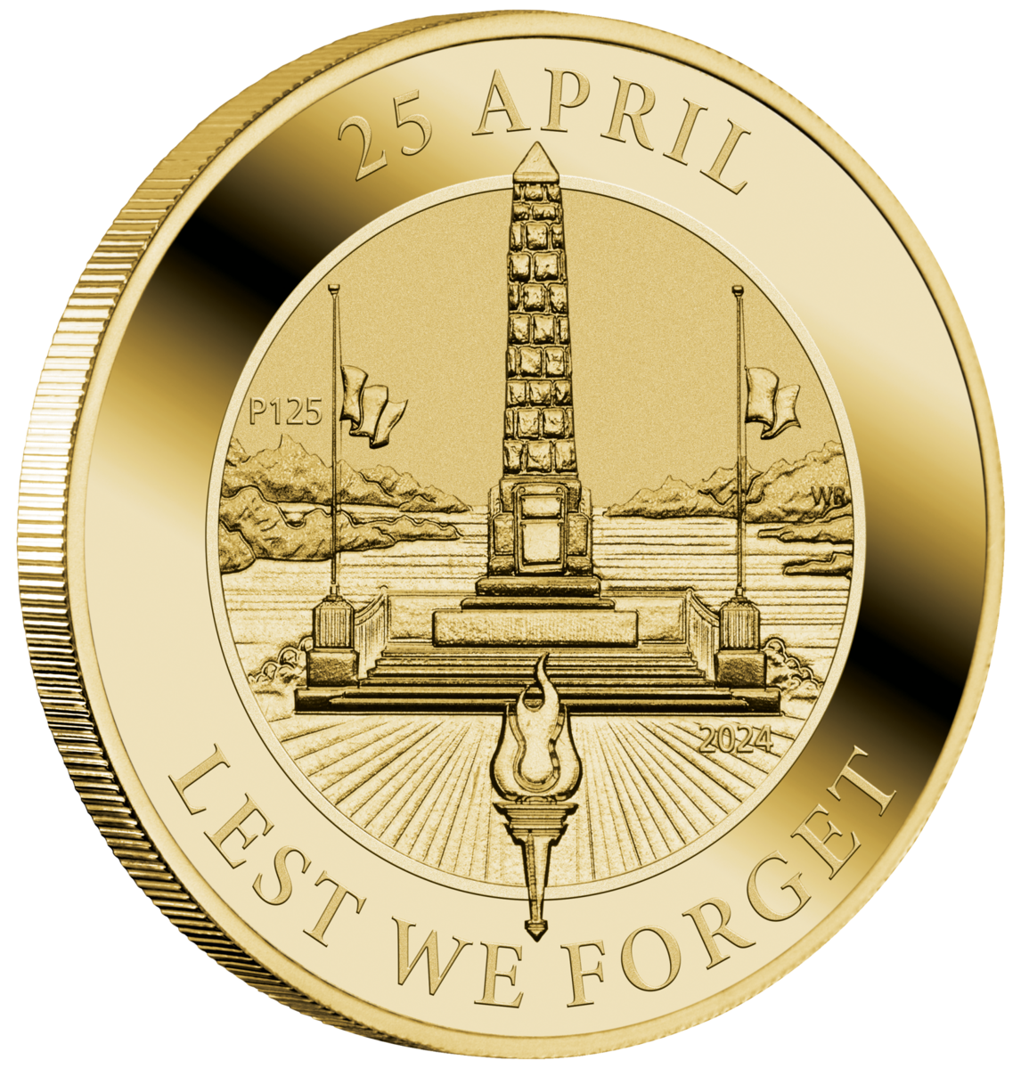 2024 $1 ANZAC Day Coin in Card