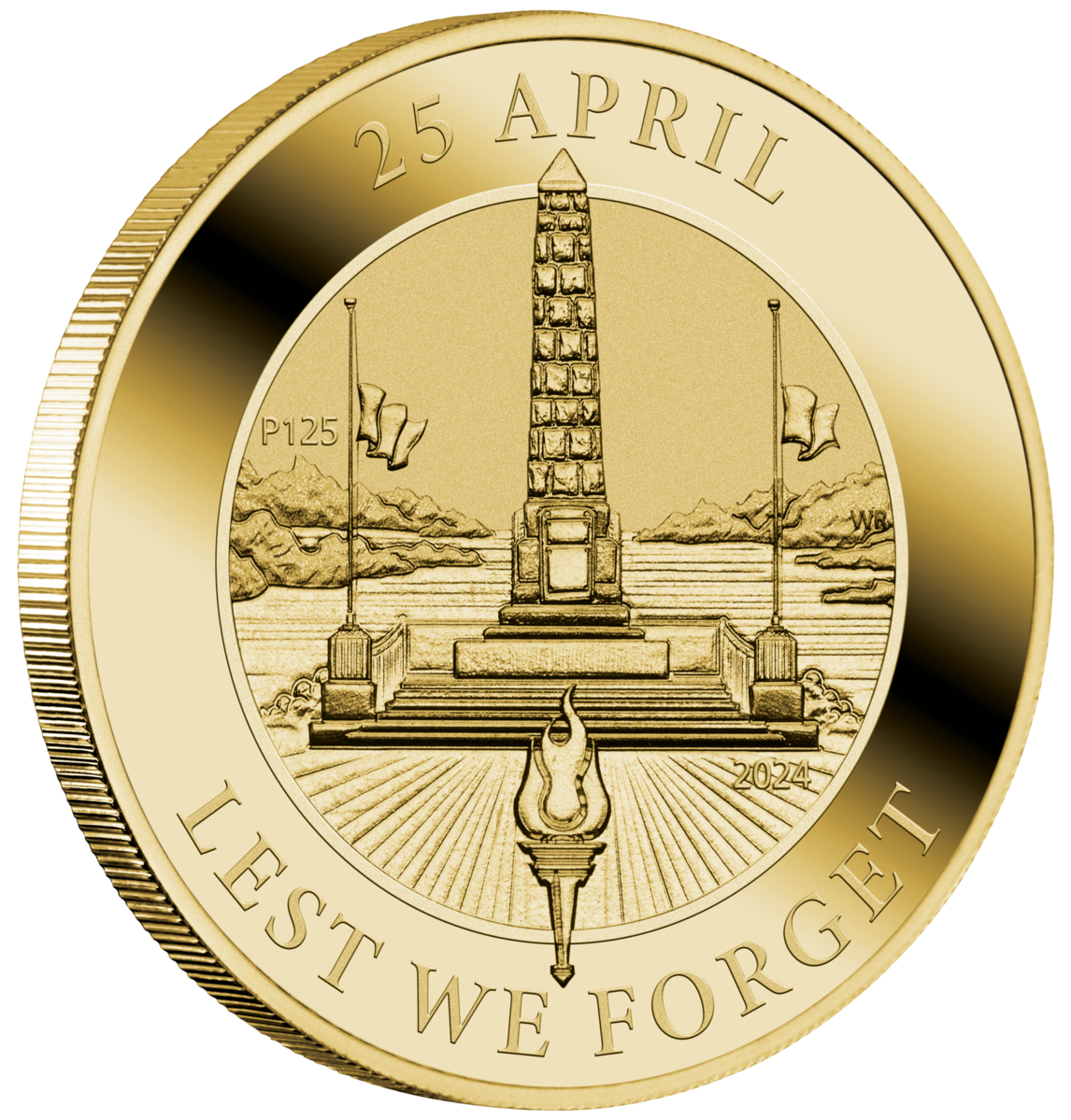2024 $1 ANZAC Day Coin in Card