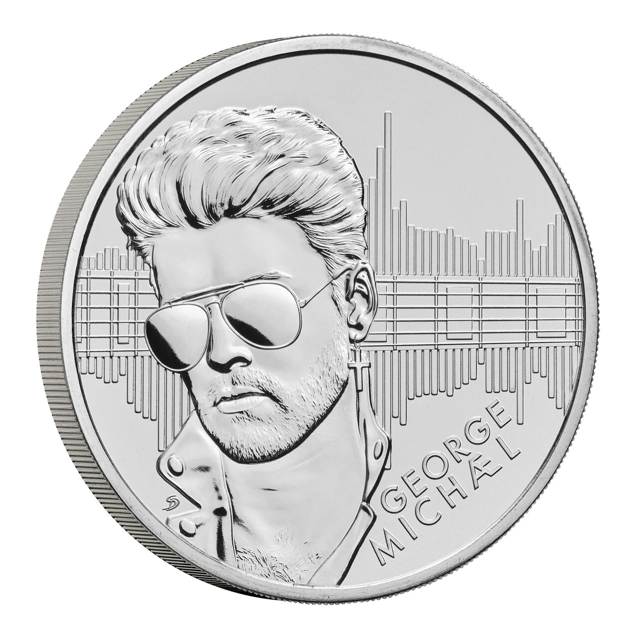  2024 £5 George Michael UK Brilliant Uncirculated Coin