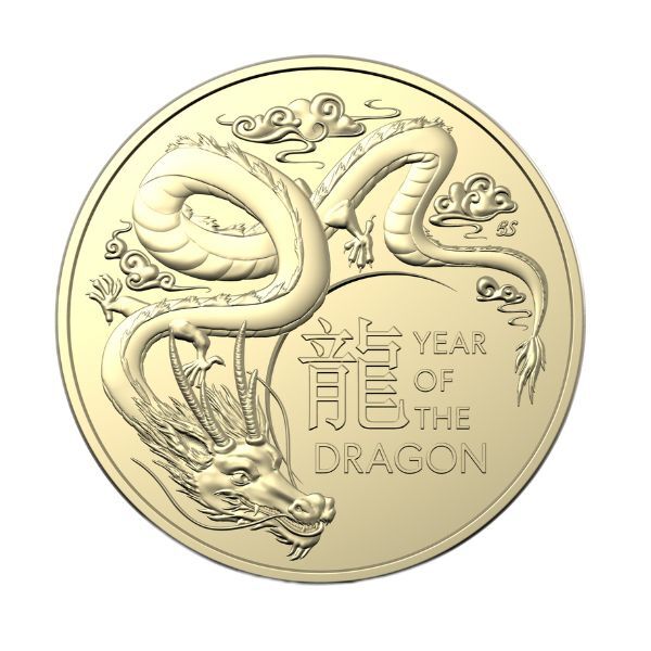 2024 $1  Lunar Series Year Of The Dragon Uncirculated Two-Coin Set
