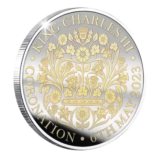2023 King Charles III  45g Prooflike Medallion in Case