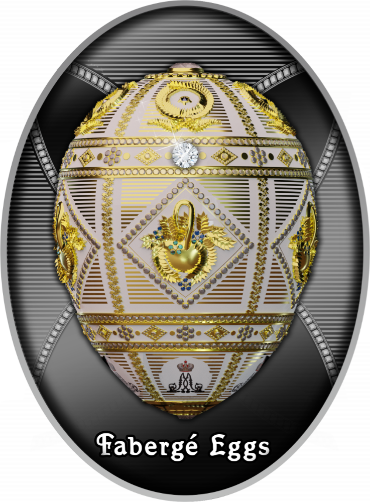 2023 Faberge Eggs - Alexander Egg 16.81g Silver Proof Coin