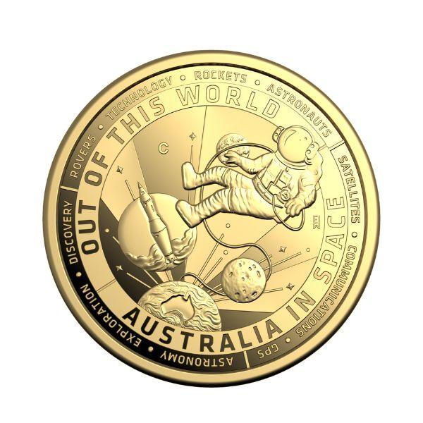 2024 $10  Out Of This World- Australia in Space Suite ‘C’ Mintmark Gold Proof Coin