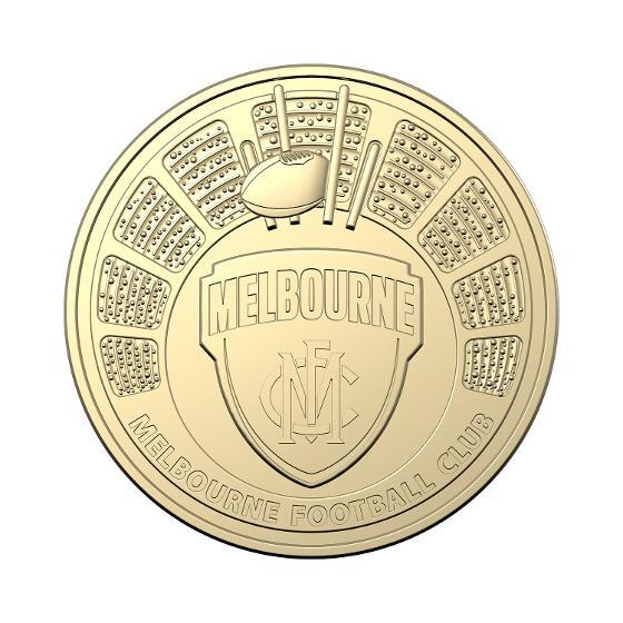 2024 $1 AFL Melbourne Football Club AlBr UNC - Season 2