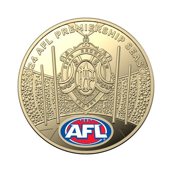 2024 AFL Coloured Proof Two-Coin Set