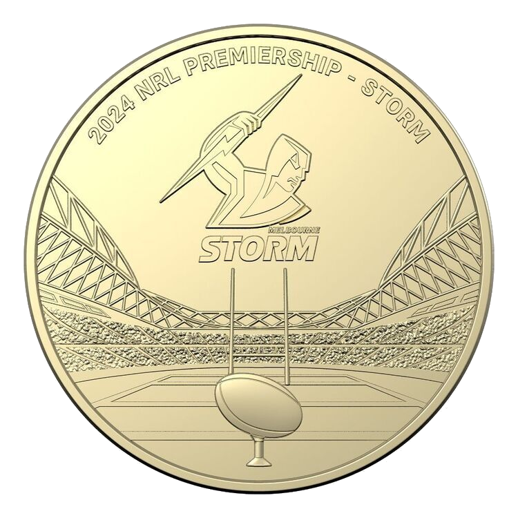 2024 $1 NRL Premiership - Melbourne Storm UNC