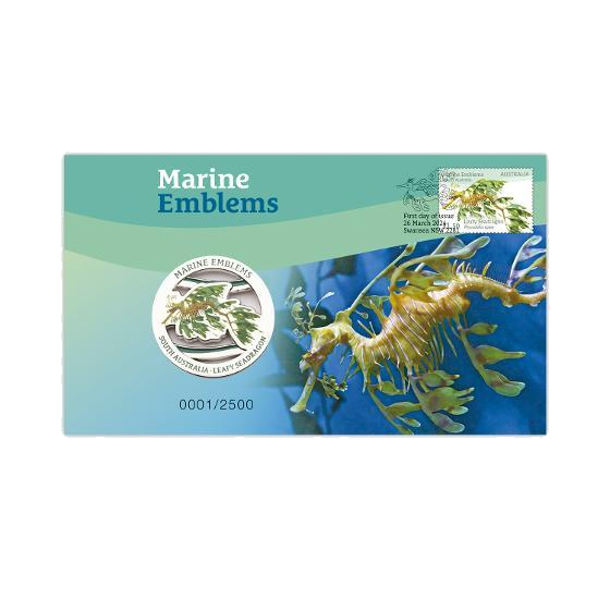 2024 Marine Emblems South Australia Leafy Seadragon PMC