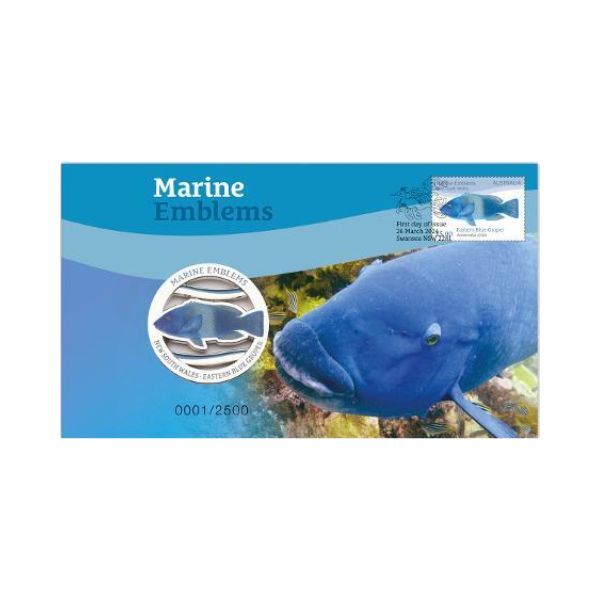 2024 Marine Emblems New South Wales - Eastern Blue Groper PMC