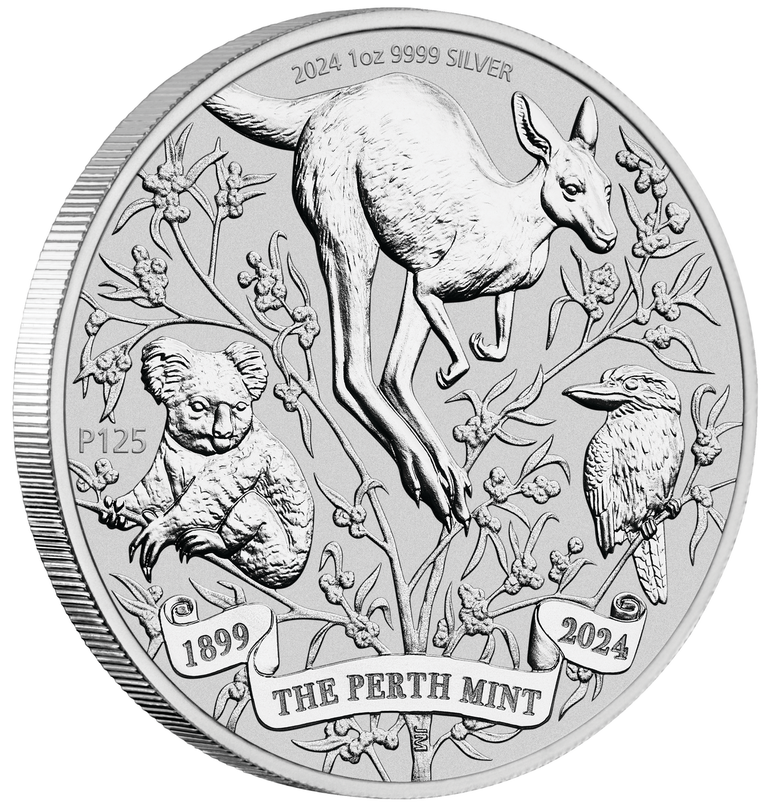 2024 $1 Perth Mint 125th Anniversary 1oz Silver Bullion Coin