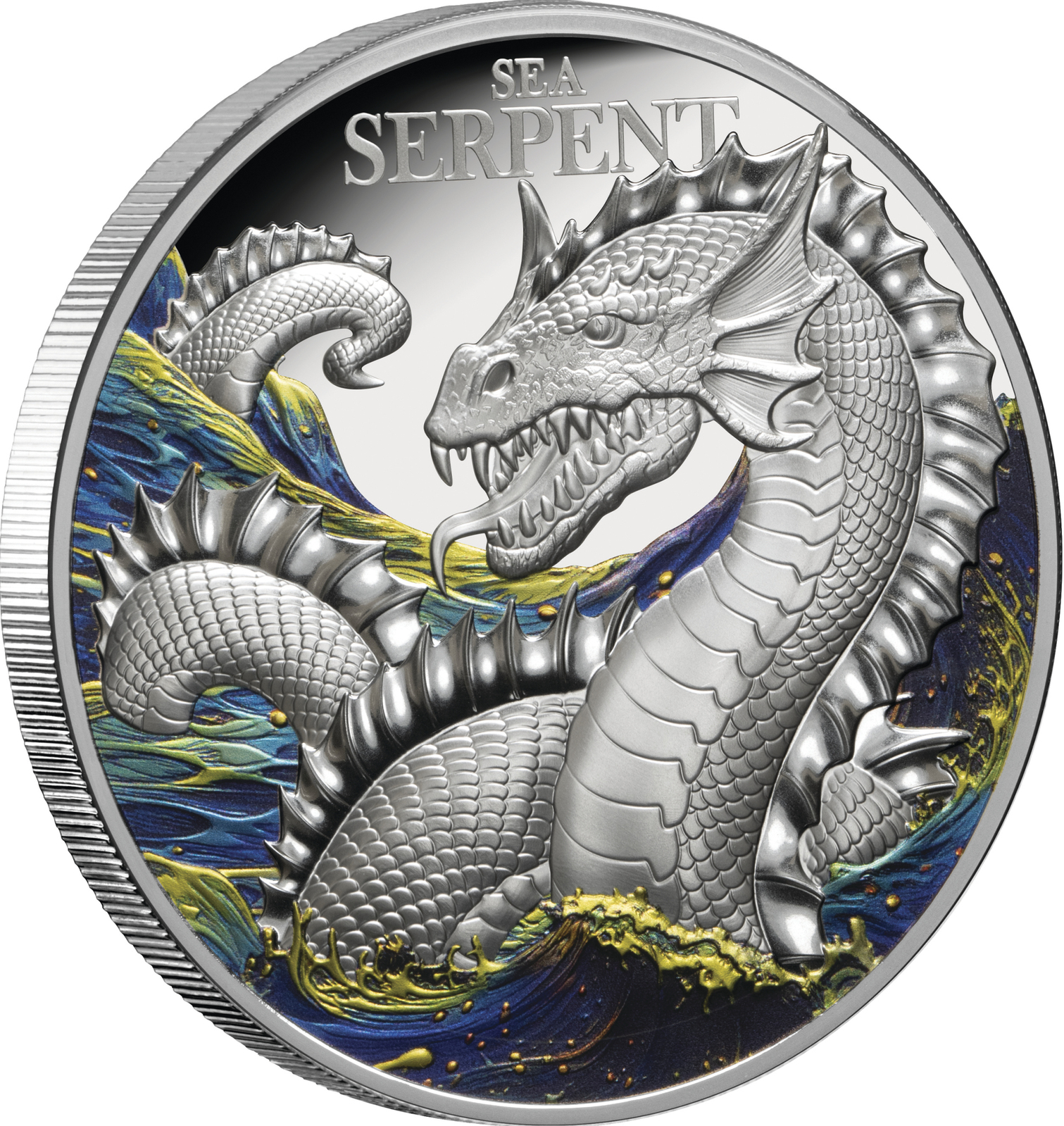 2024 $5 Sea Serpent 2oz Silver Proof Coin