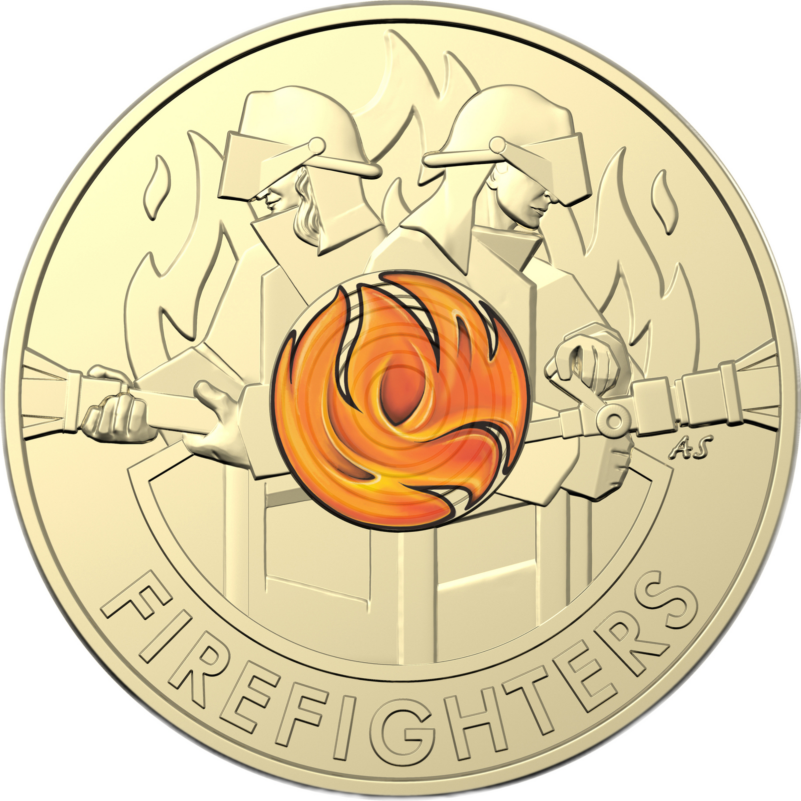 RAM Bag Of 5 x 2020 $2 Firefighters Coloured UNC