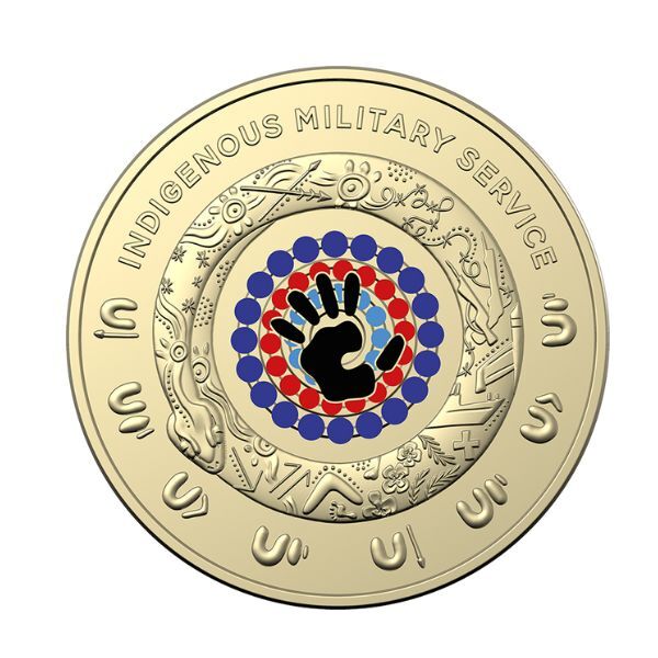 RAM Bag Of 5 x 2021 $2 Indigenous Military Services Coloured UNC