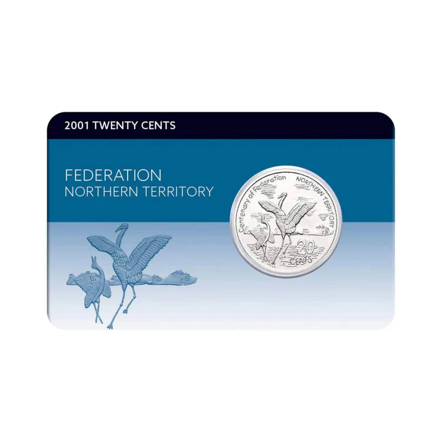 2001 20c Centenary of Federation Northern Territory Coin Pack