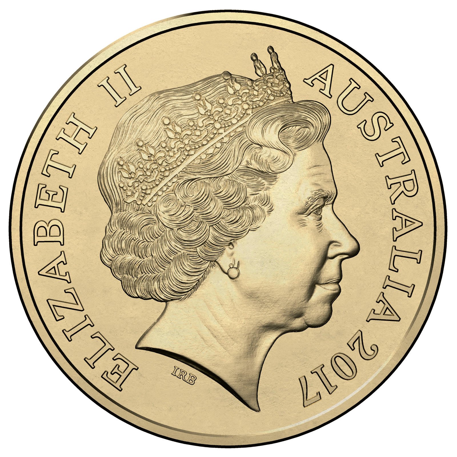 2017 Tri-Coloured $2 War Memorial Mosaic Lest We Forget Uncirculated Coin Worn/Circulated Condition