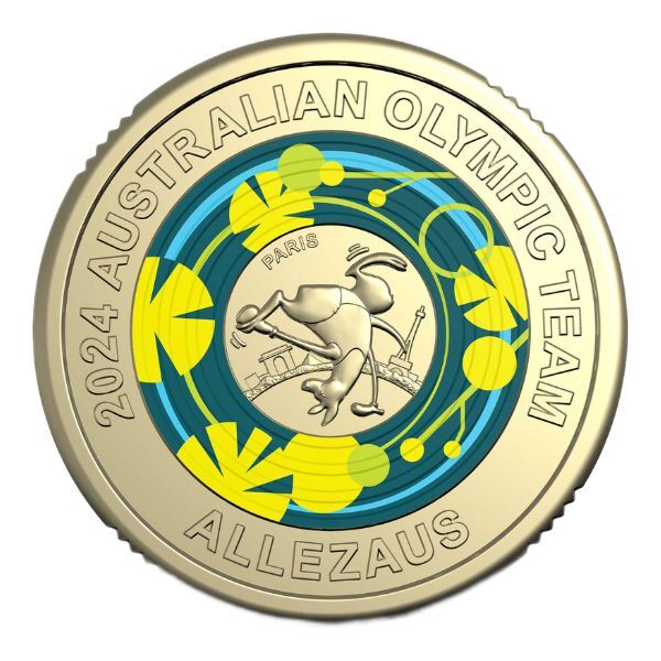 2024 $2 Australian Olympic Team - Community AUNC 