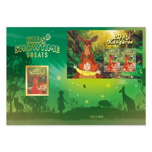 2024 Dot and the Kangaroo Kids' Showtime Greats Limited-Edition Medallion Cover