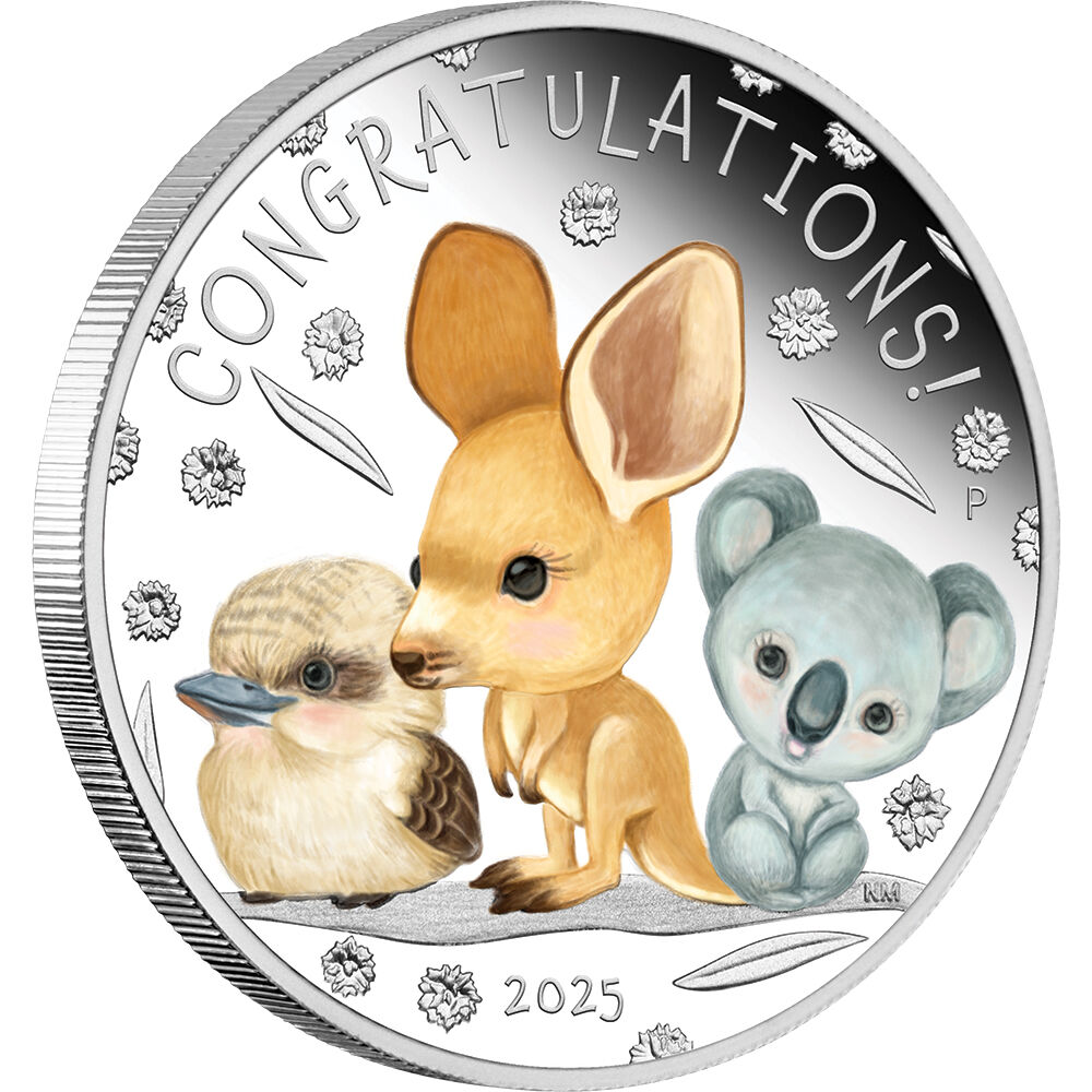2025 Newborn 1/2 Oz Silver Proof Coloured Coin