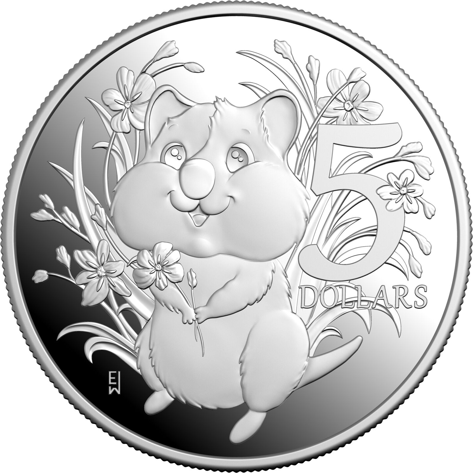 2025 $5 Aussie Bubs 1 Oz Fine Silver Proof - Baby Coin 