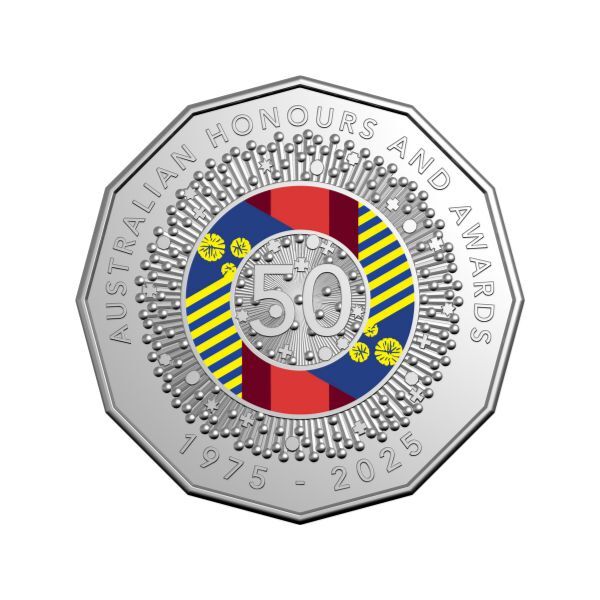2025 Celebrating Australians - 50 years of the Australian Honours System 6 Coin Coloured Uncirculated Year Set 