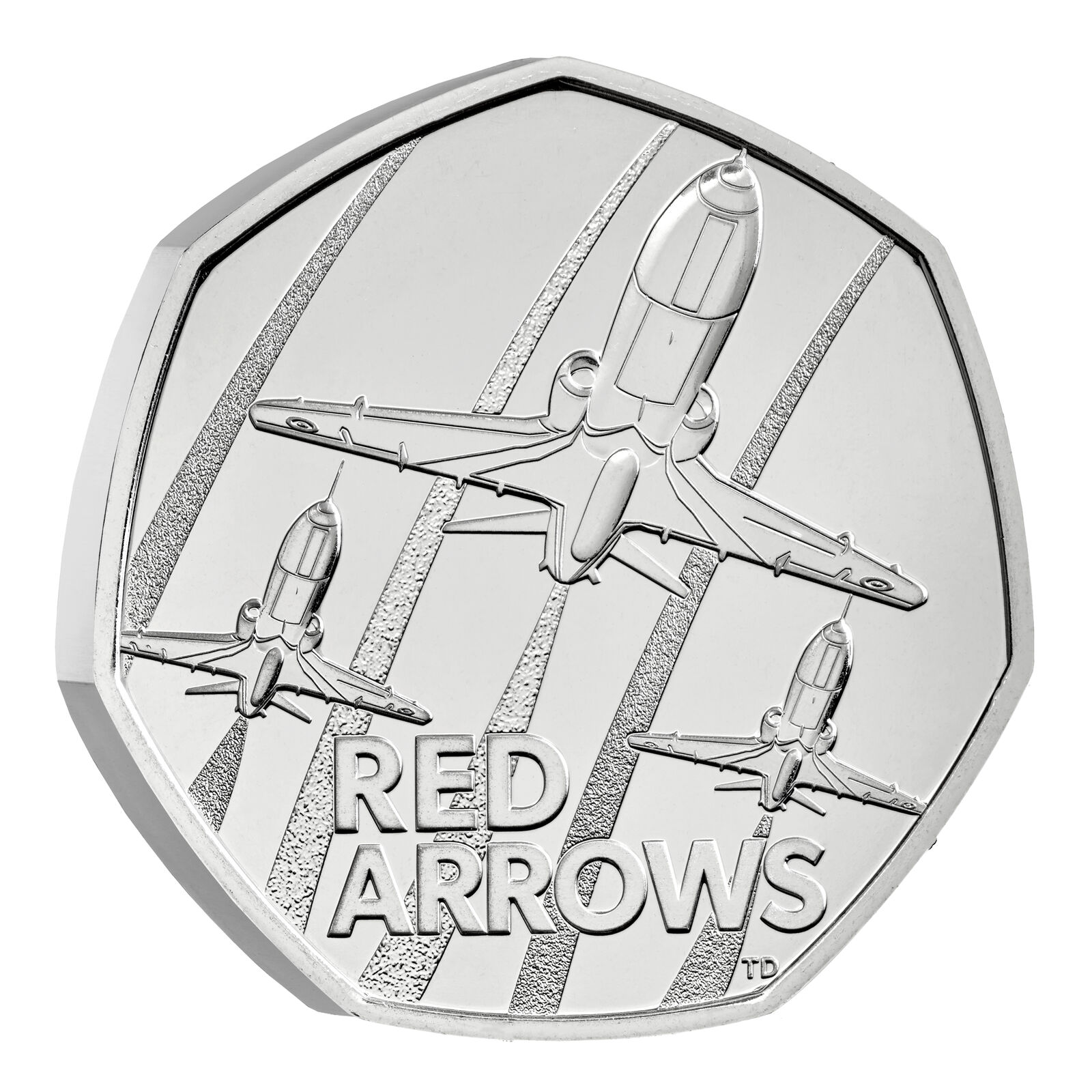 2025 50p The Red Arrows UK Brilliant Uncirculated Coin