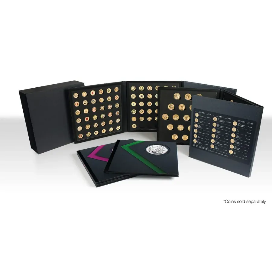 Australian 20c-$2 Circulating Commemorative Coin 4 Folder Set
