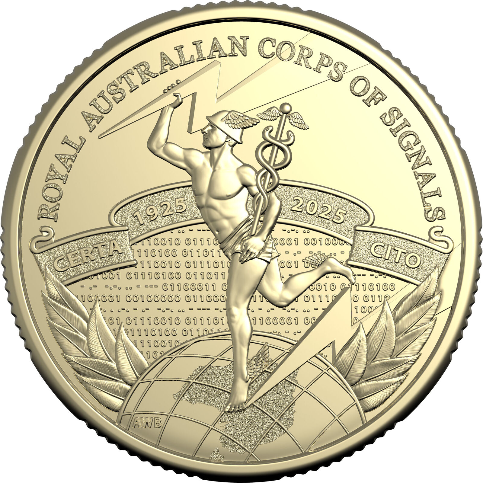 2025 $1 Centenary of the Royal Australian Corps of Signals Uncirculated