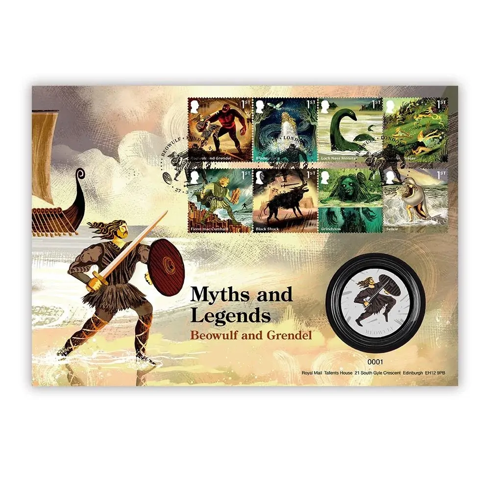 2025 Beowulf & Grendel - Myths & Legends Medal Cover