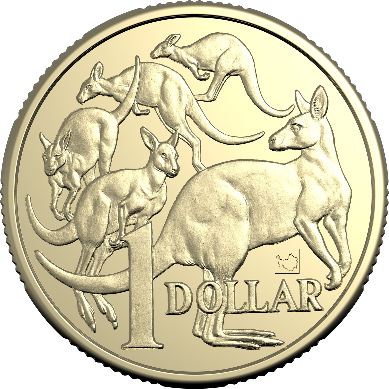2025 ANDA Brisbane Money Expo $1 30th Anniversary Map Privy Mark Uncirculated Coin