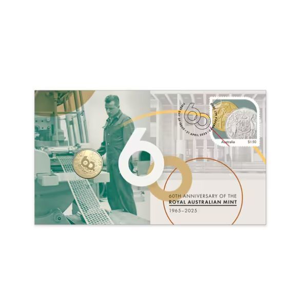 2025 $1 Royal Australian Mint 60th Anniversary PNC