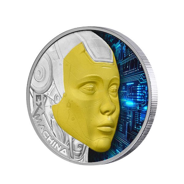 2025 $1 EX MACHINA 1oz SILVER PROOF COIN