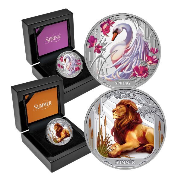 2025 Summer & Spring Seasons 1 Oz Silver Coin Combo