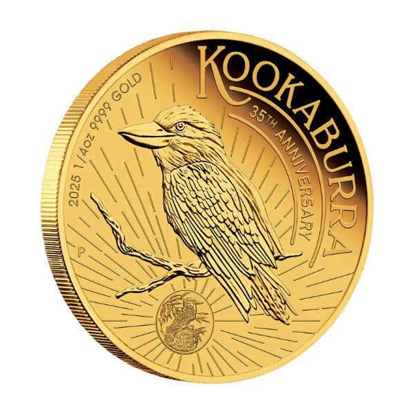 2025 Australian Kookaburra 1/4oz Gold Proof Coin