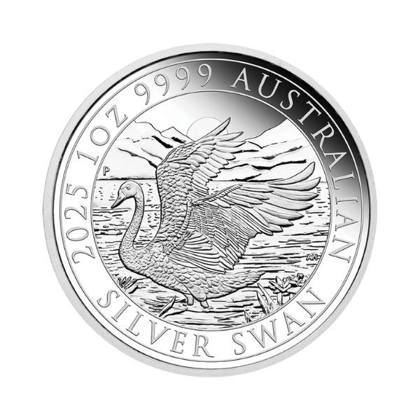  2025 Australian Swan Perth ANDA Show Special 1oz Silver Proof Coin