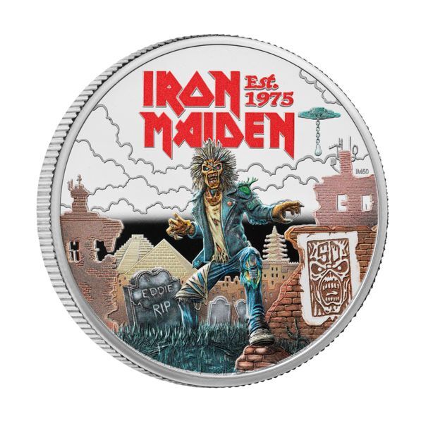 2025 Iron Maiden 1oz Silver Proof Coloured Coin  