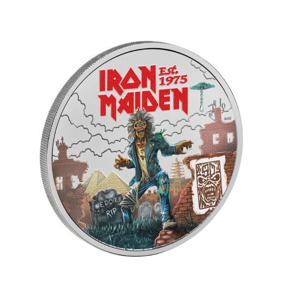 2025 Iron Maiden Coloured Brilliant Uncirculated Coin