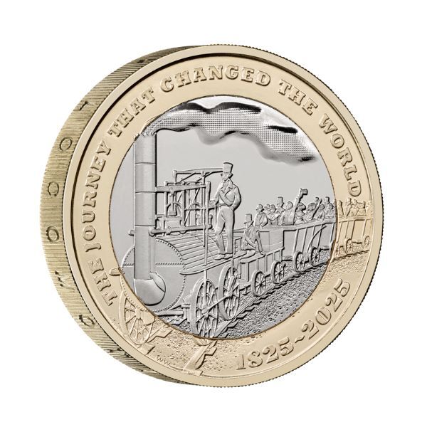 2025 £2 200 Years of the Modern Railway Brilliant Uncirculated Coin