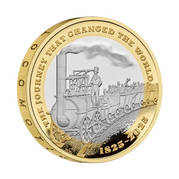 2025 £2 200 Years of the Modern Railway Silver Proof Coin