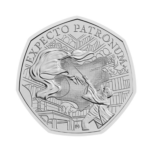 2025 50p Harry Potter - The Patronus Brilliant Uncirculated Coin